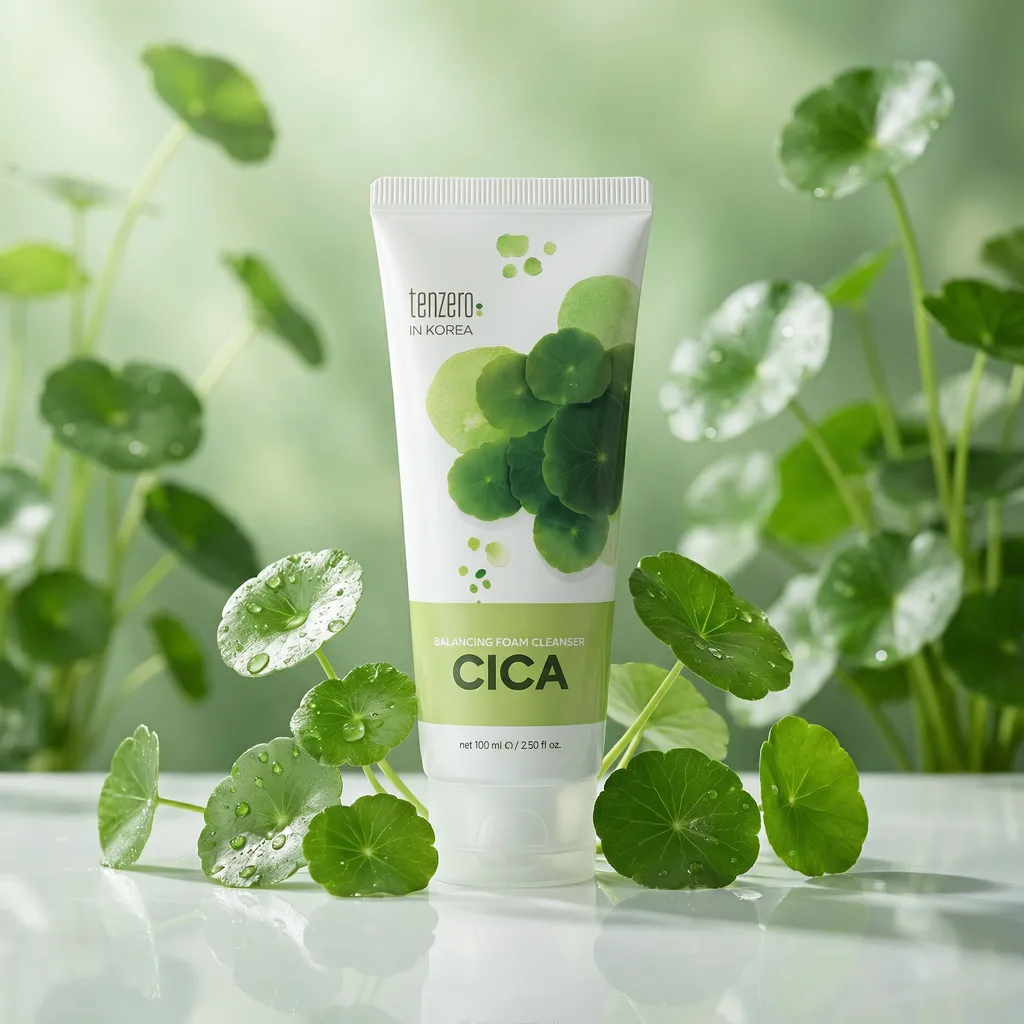 8809628884076.webp Balancing Foam Cleanser - Cica, 100ml, TENZERO