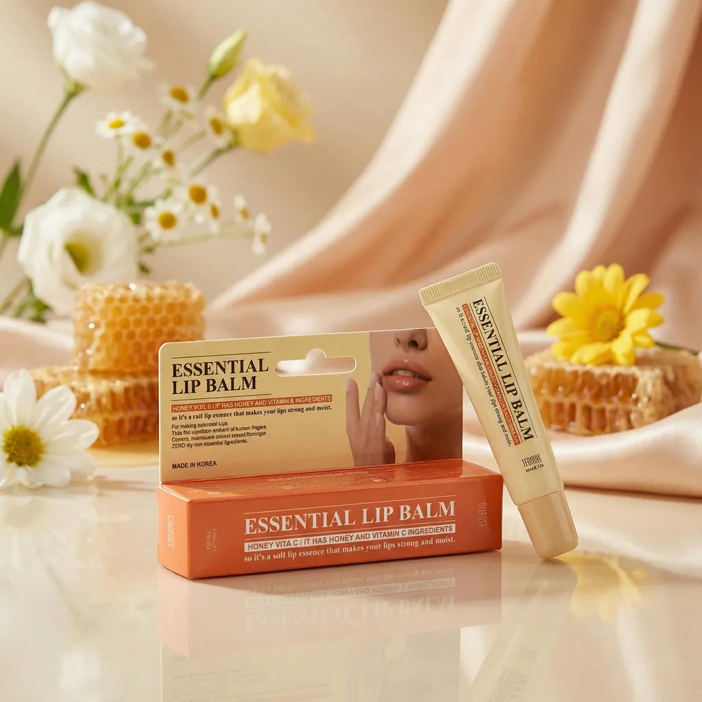 8809628885943.webp Essential Lip Balm Honey Vitamin C, 9g, TENZERO