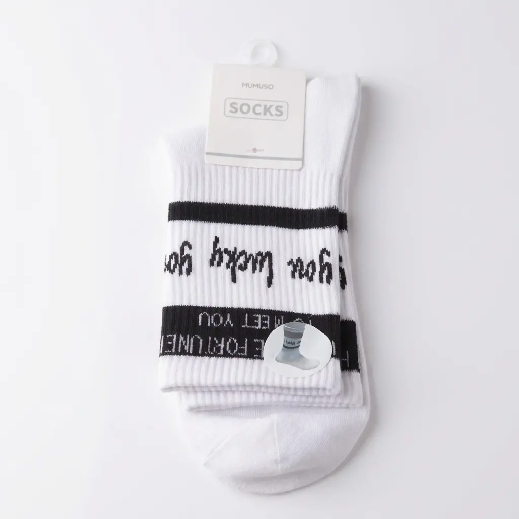 6941347767765_99 Herren Crew-Socken aus Baumwollmischung, klassischer Schnitt (Weiß)