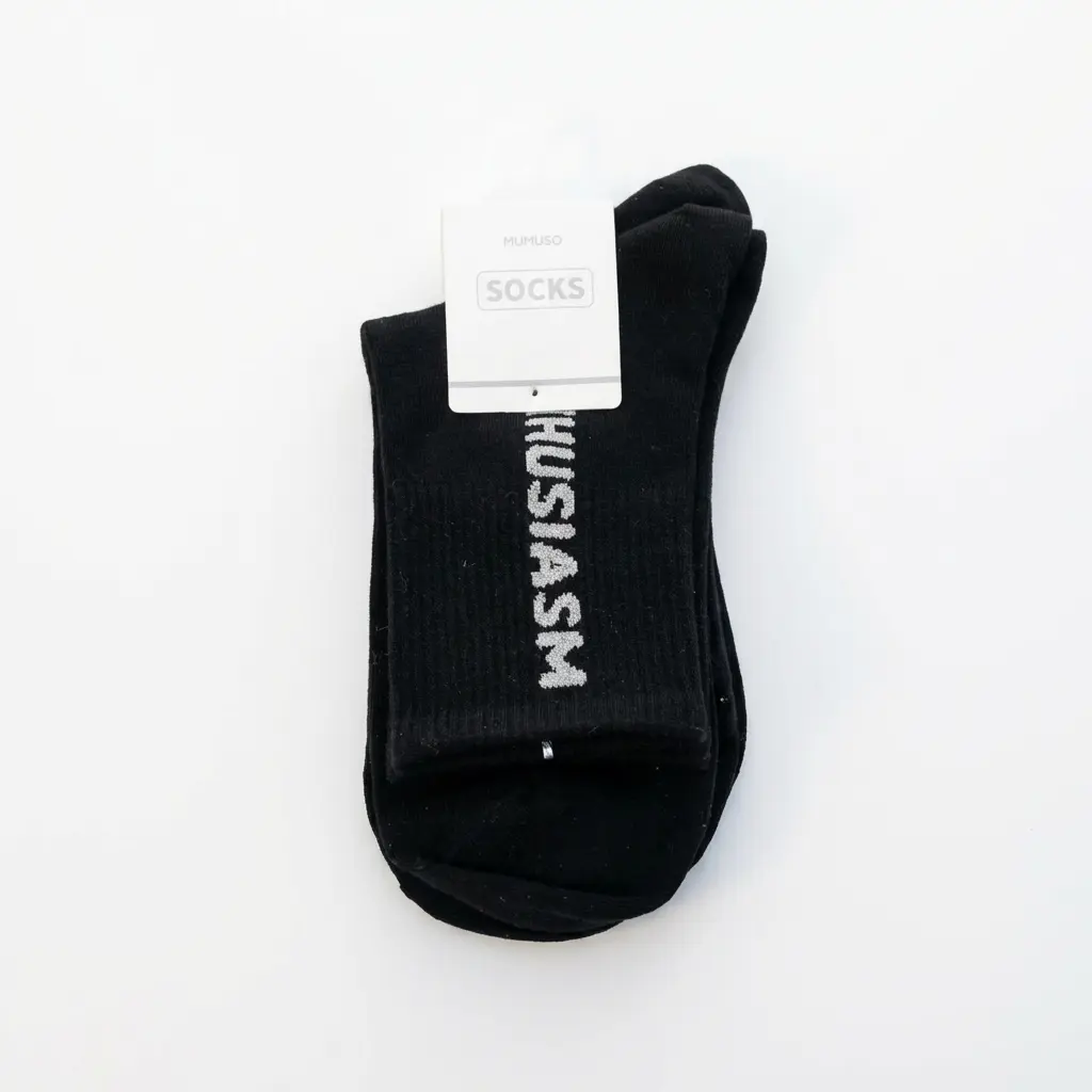 6975668390210_99 Mini Crew Herrensocken aus Baumwollmischung (Schwarz)