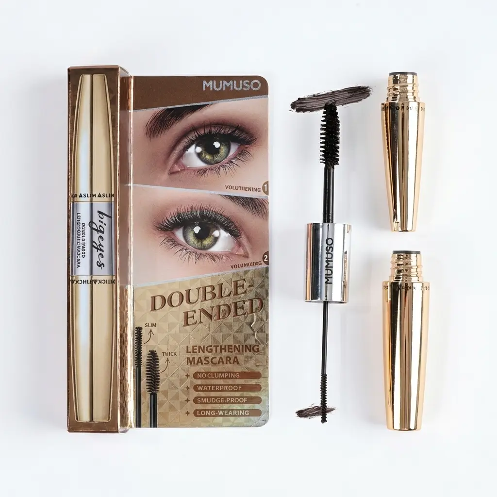 6976227005521_99 Double Ended Lengthening Mascara #02 (Brown)